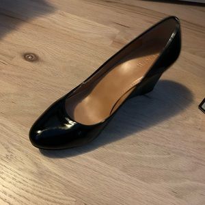 Jcrew Patent leather wedge